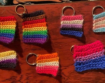 LGBTQ+ Flag Keychains
