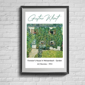 Garden Wall Art. Museum Poster.