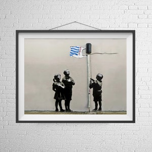 Home Illustration Art Decor. Graffiti on Canvas. Famous Graffiti Art Print. Fashionable Wall Poster.