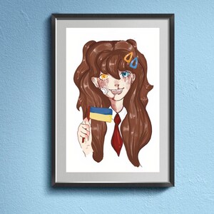 Ukrainian Seller. Girl Power Print. Feminist Poster.