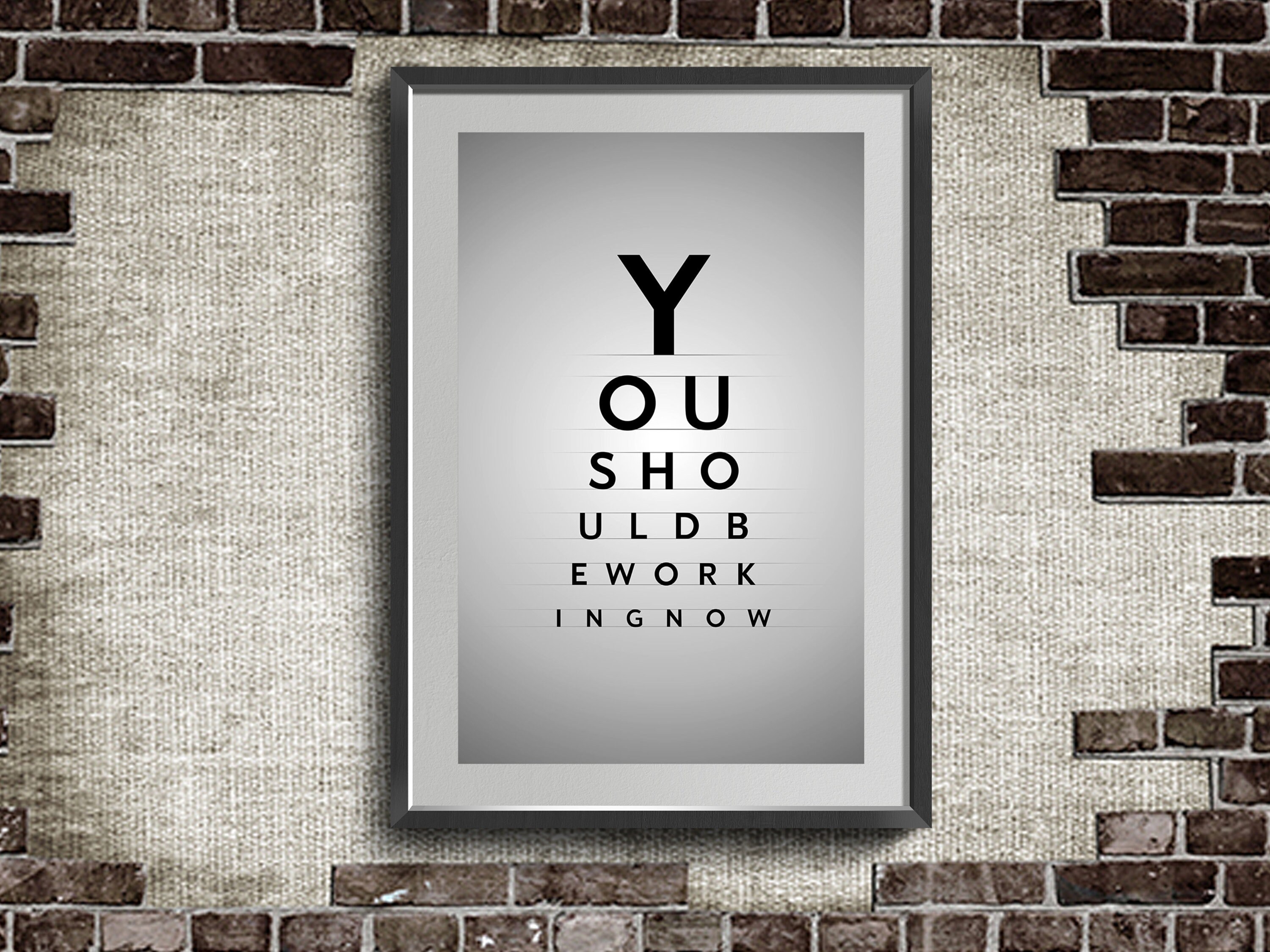 Eye Chart Wall Art. Optician Gift. Optometry Decor. Quote Etsy UK Eye Chart Wall Art