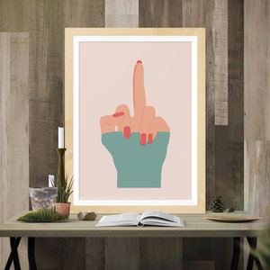 The Future Is Female. Feminist Poster. Empowered Woman Strong Semale Wall Art.