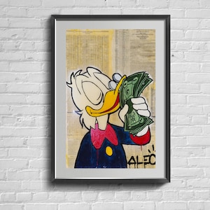 Painting Wall Poster. Famous Illustration Art Print. Living Room Decor.