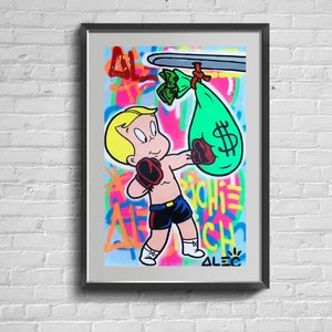 Famous Illustration Print. Fashionable Wall Poster.