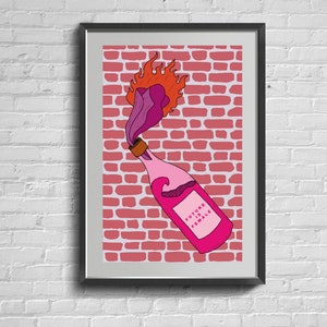The Future Is Female. Home Decor. Girl Power Print. Feminist Poster. Empowered Woman Strong Semale Wall Art.