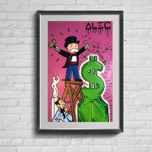 Famous Illustration Fashionable Wall Art Print. Living Room Decor.