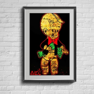 Famous Illustration Print. Fashionable Wall Poster Art Decor.