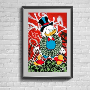 Painting Wall Poster. Famous Illustration From Skorpi Art Print. Living Room Decor.