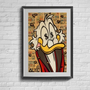 Painting Wall Poster. Famous Illustration Print. Living Room Art Decor.