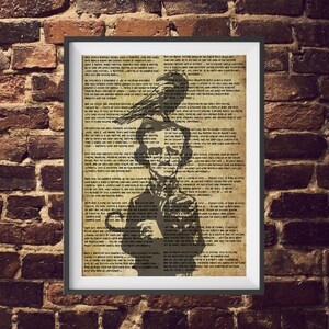 Phillips Raven Poster. Living Room Decor. Modern Print.