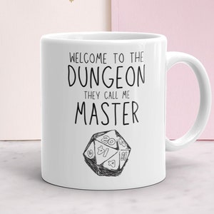 Dungeon Master - Donjons et Dragons - Mug - D&D - DnD - Cadeau - Dungeon Master Gift - Donjons et Dragons Mug - Donjons et Dragons Cadeau