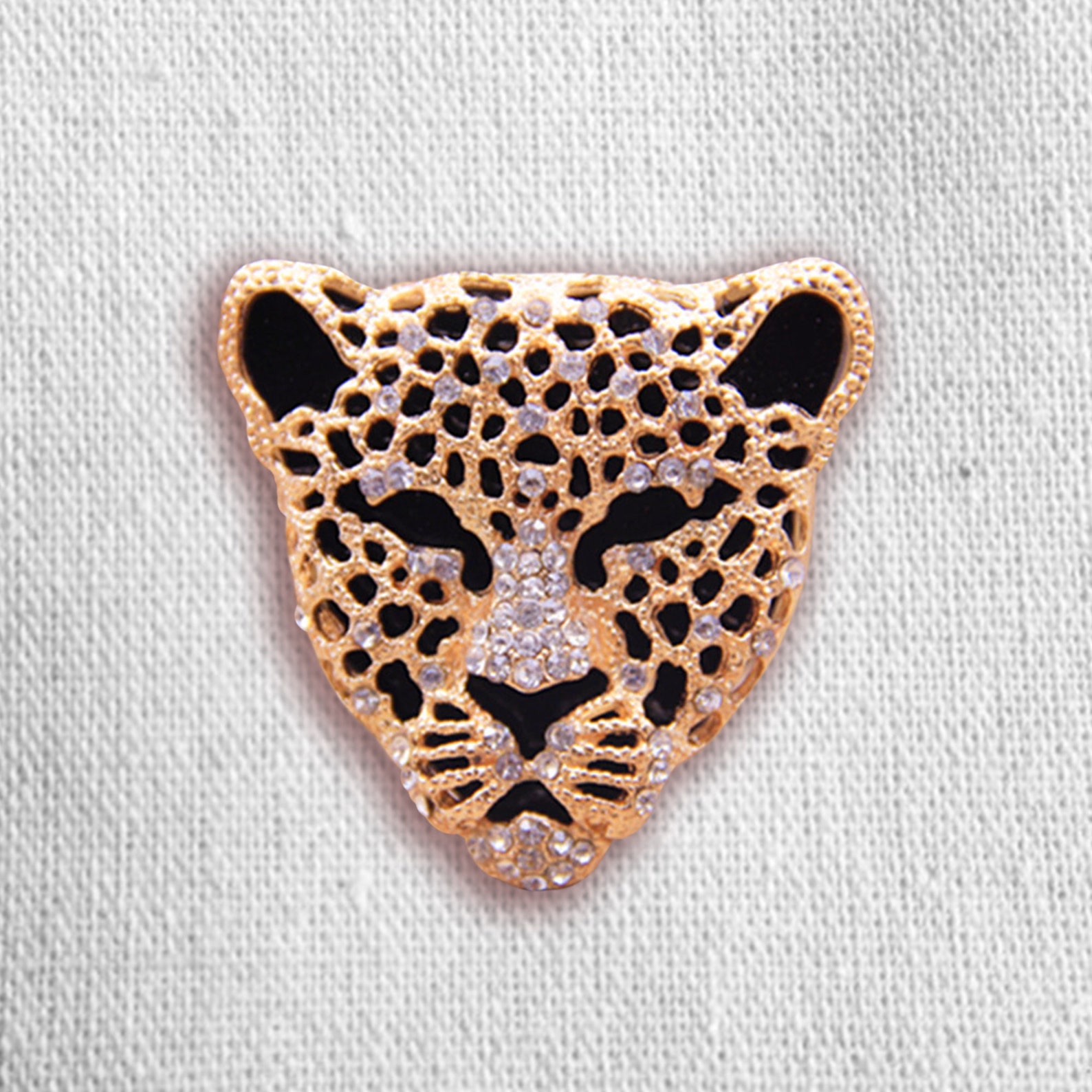 Leopard Head Sticker Applique Patch Animal for jacket Clothes | Etsy