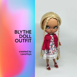 Clothes for blythe dolls. Jacket for blythe. Outfit for blythe