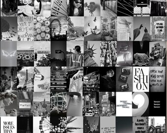 Black White Collage Etsy Black White Collage Etsy