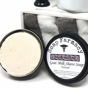 Goat Milk and Tallow Shave Soap Unscented
