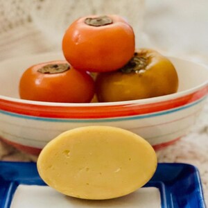 Goat Milk Persimmon Tallow Soap, Manuka Honey Unscented Body Bar