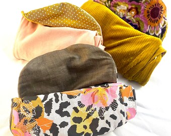 JP velvet and ochre turban