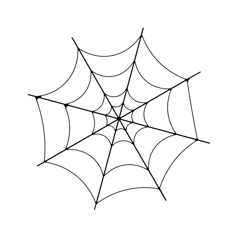 Spider web SVG-Halloween SVG-Halloween party decor-Spiderweb | Etsy