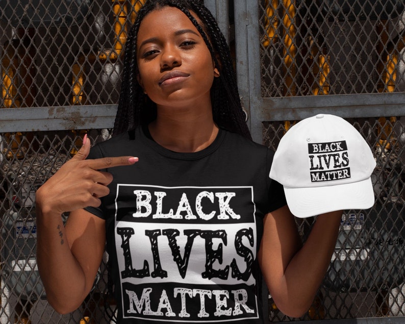 Black lives shirt womens is BLM women shirt design black | Etsy
