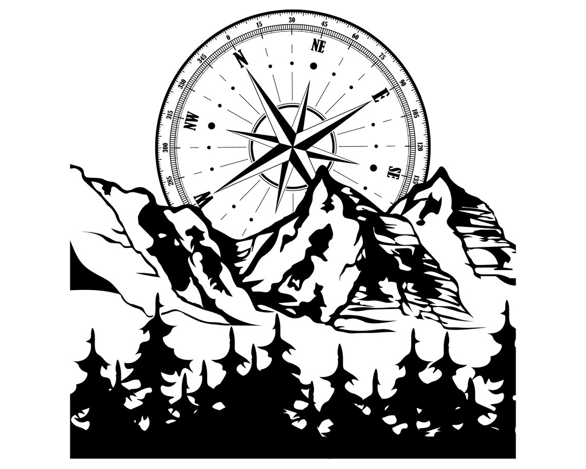 Free Free 316 Mountain Compass Svg SVG PNG EPS DXF File