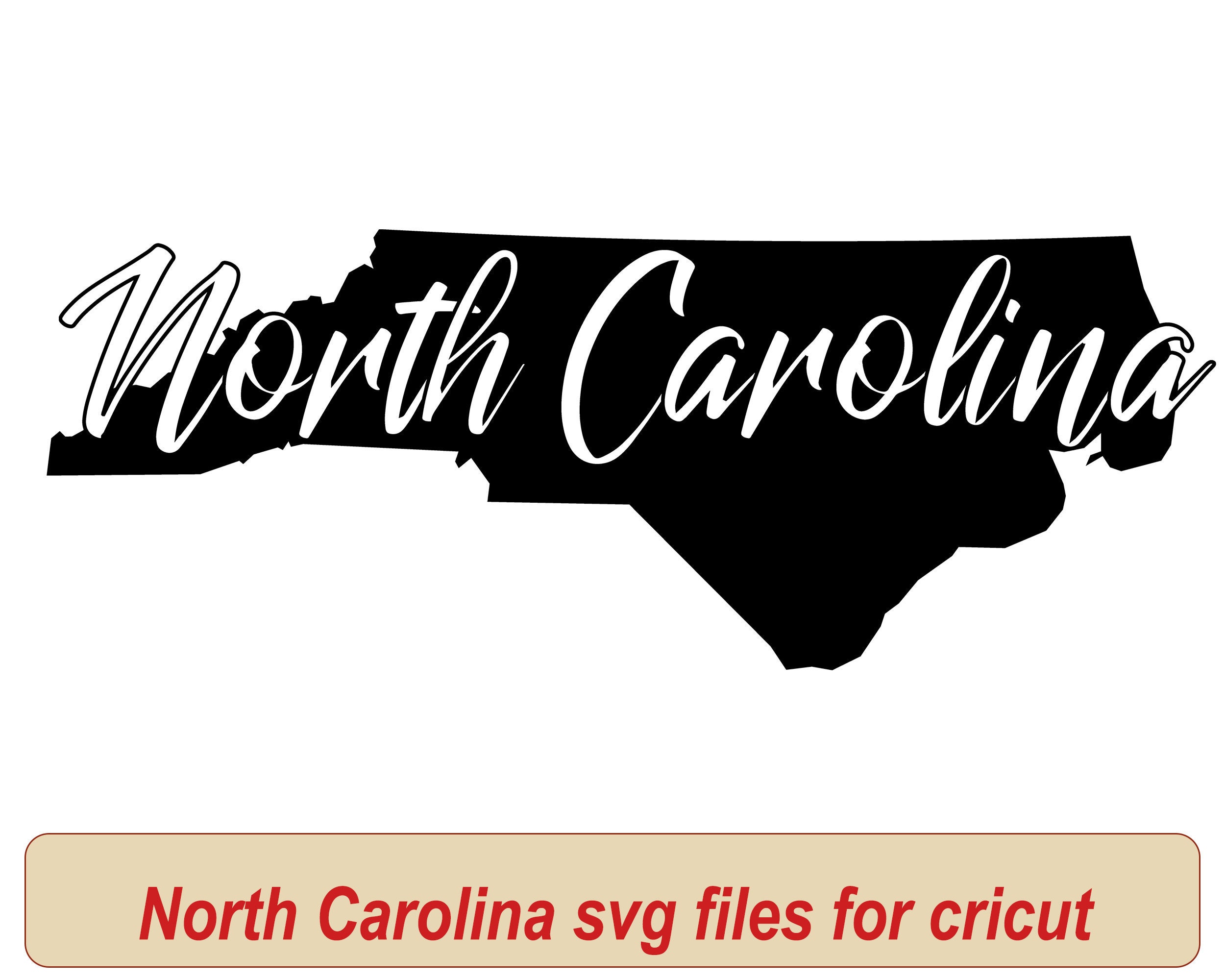 North Carolina svg designs North Carolina state svg files for Etsy