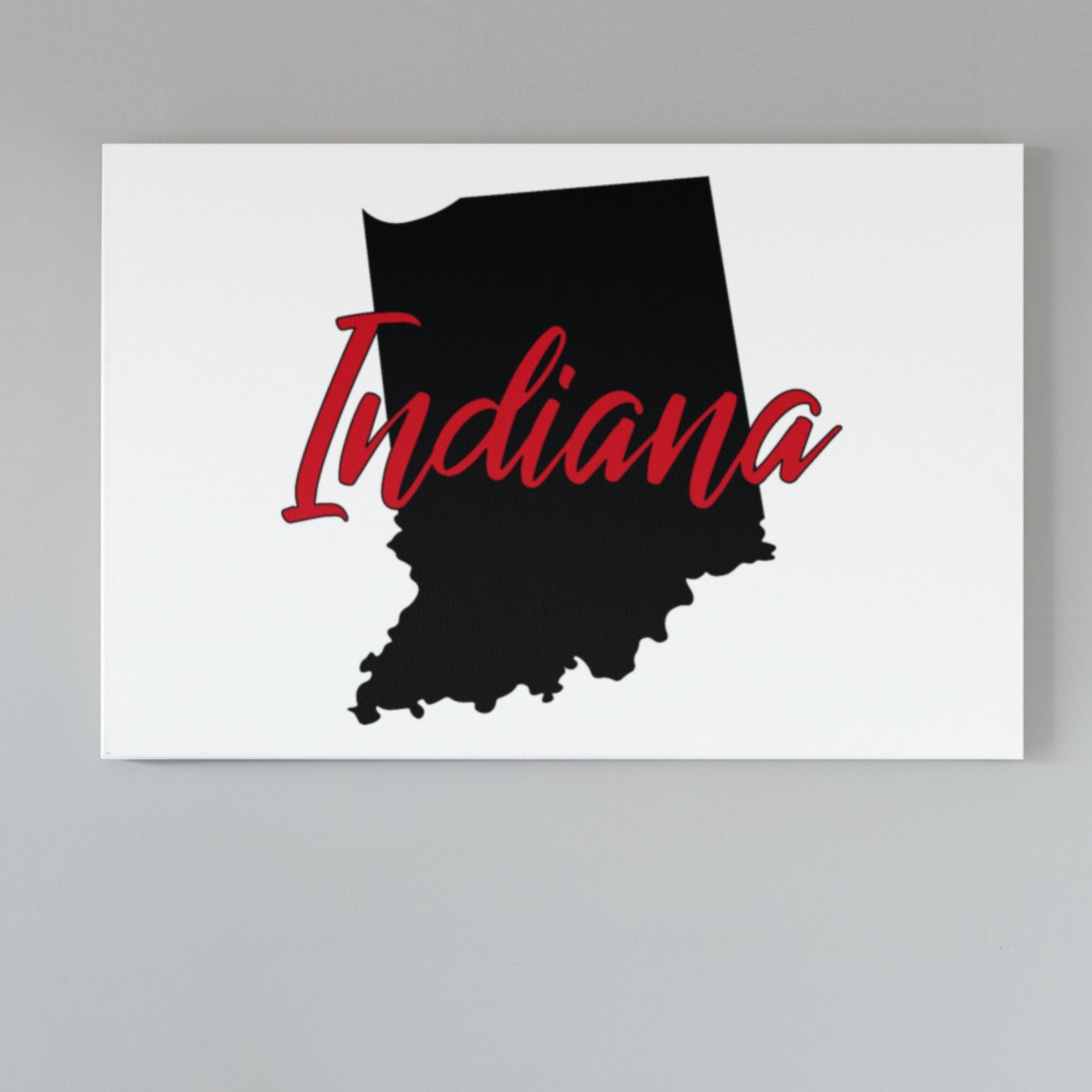 IndianaIndiana artIndiana wall decorIndiana wall Etsy