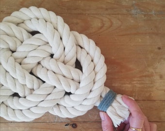 Josephine knot art, sailor knots, nautical boat knots, decorative knots, coastal decor, beach vibe decor, coastal living, Nantucket