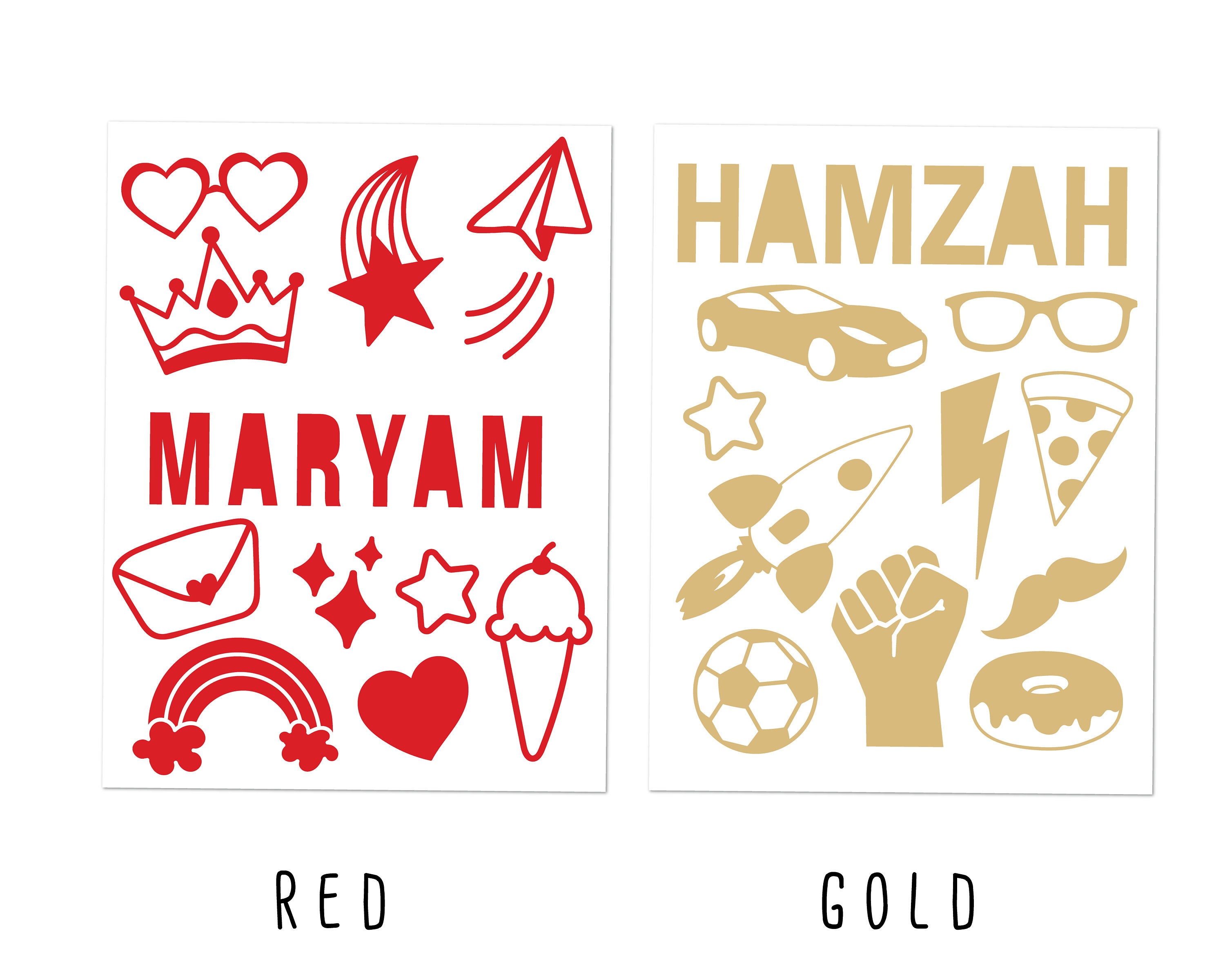 diy vinyl sticker sheet for kids personalised vinyl decals etsy