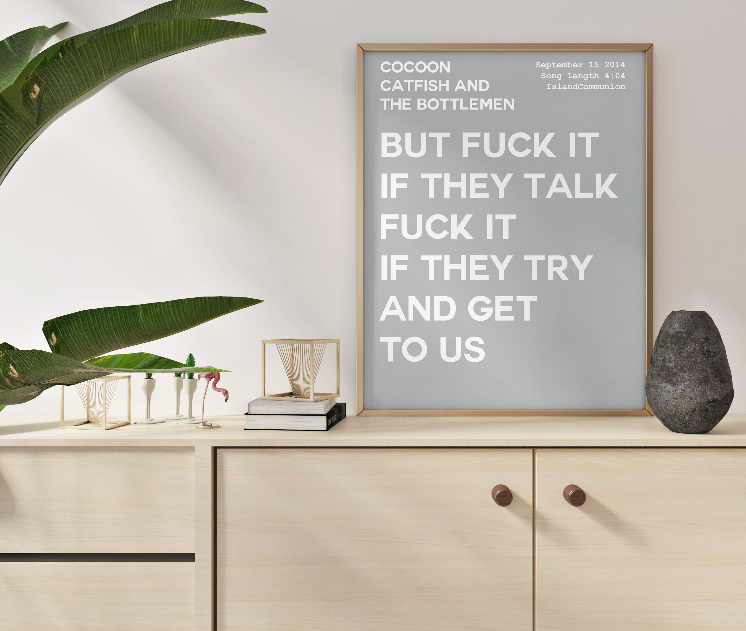 Cocoon Catfish and the Bottlemen Fan Art Poster 2014 Song Etsy UK