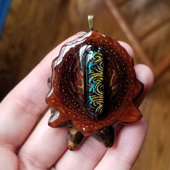Pinecone necklace etsy deals