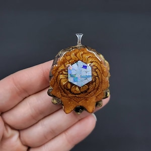 Mixed Opal Pinecone Pendant Necklace - Read Item Description