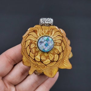 Mixed Opal Pinecone Pendant Necklace - Read Item Description