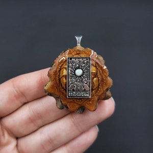 Opal Tarot Pinecone Pendant Necklace - Read Item Description