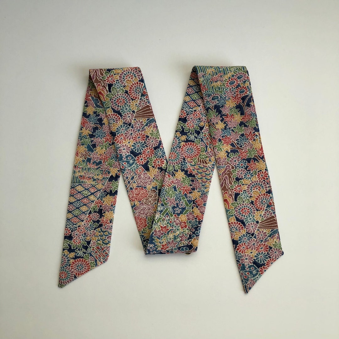 Kimono & Silk Necklace Scarf