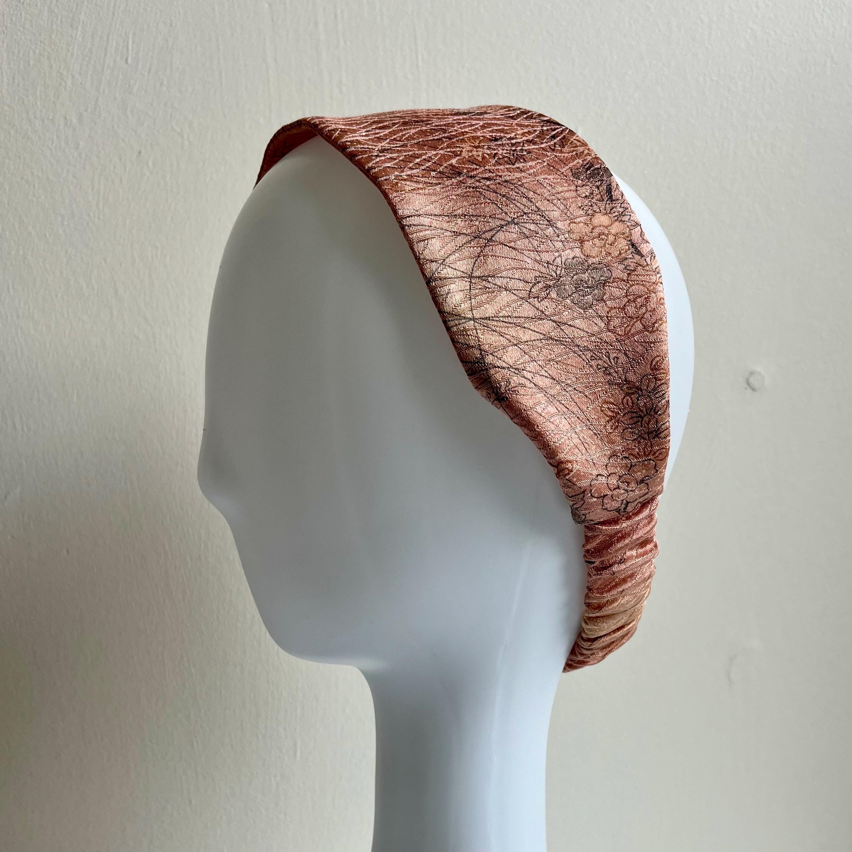 Vintage Silk Cherry Blossom Headband BowlofCorksFlowerFieldBarnWedd  main image 3