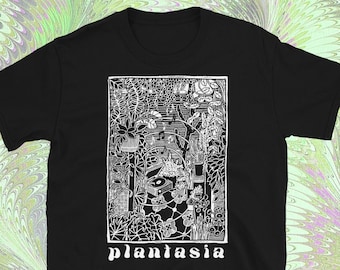 PLANTASIA tshirt - - Unisex Short Sleeve Graphic Botanical Houseplant Plant Daddy / Lady Green Witch T Shirt