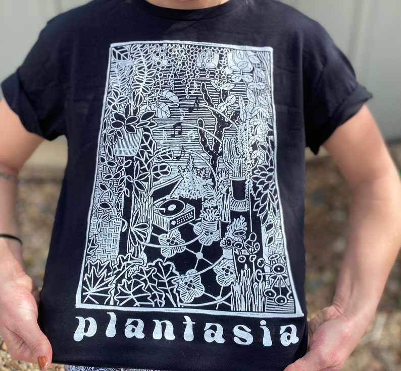 PLANTASIA tshirt Unisex Short Sleeve Graphic Botanical Houseplant Plant Daddy / Lady Green Witch T Shirt image 3