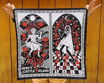 RUBY'S CASTLE ISLAND - bandana 21 x 21"