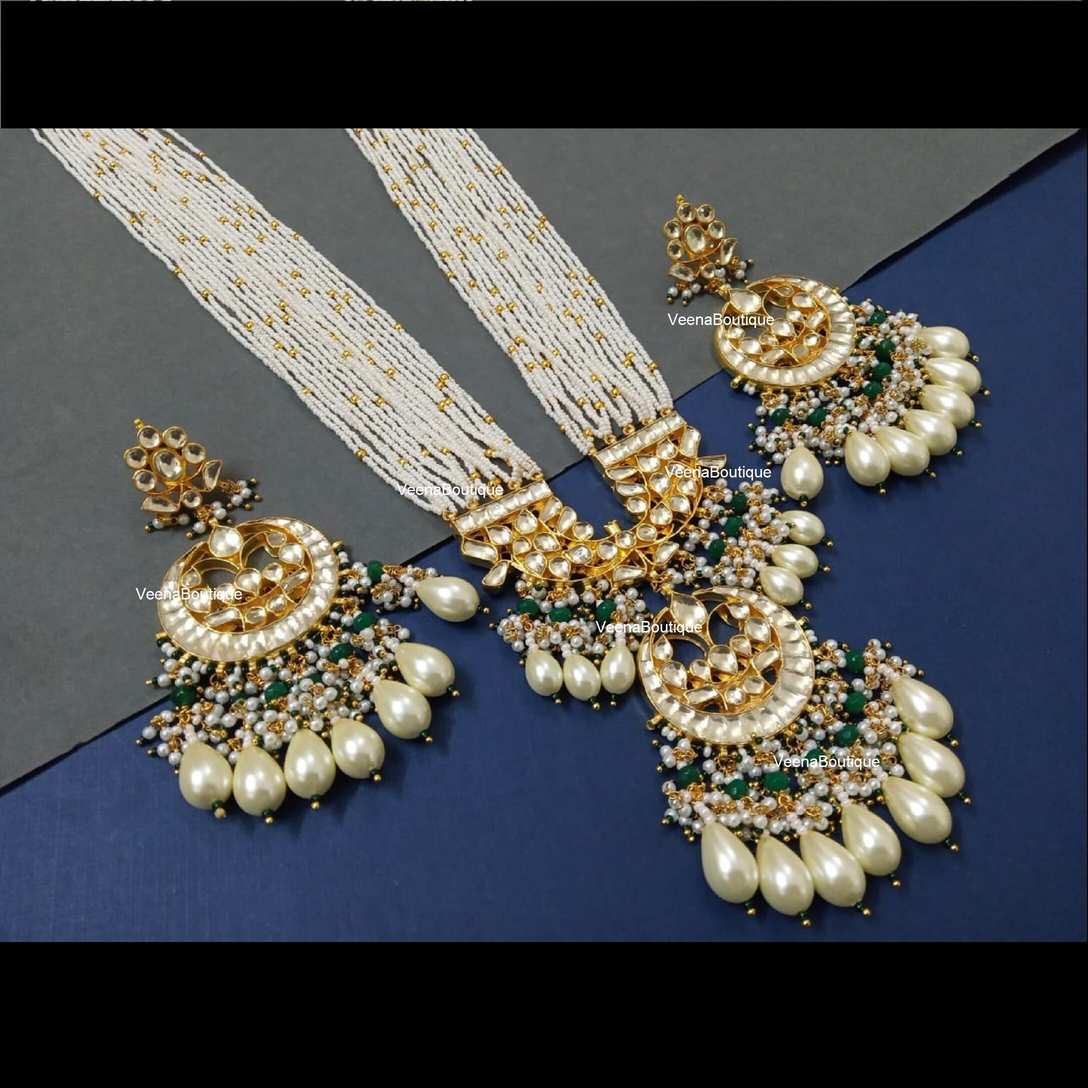 Long kundan haar Clearance