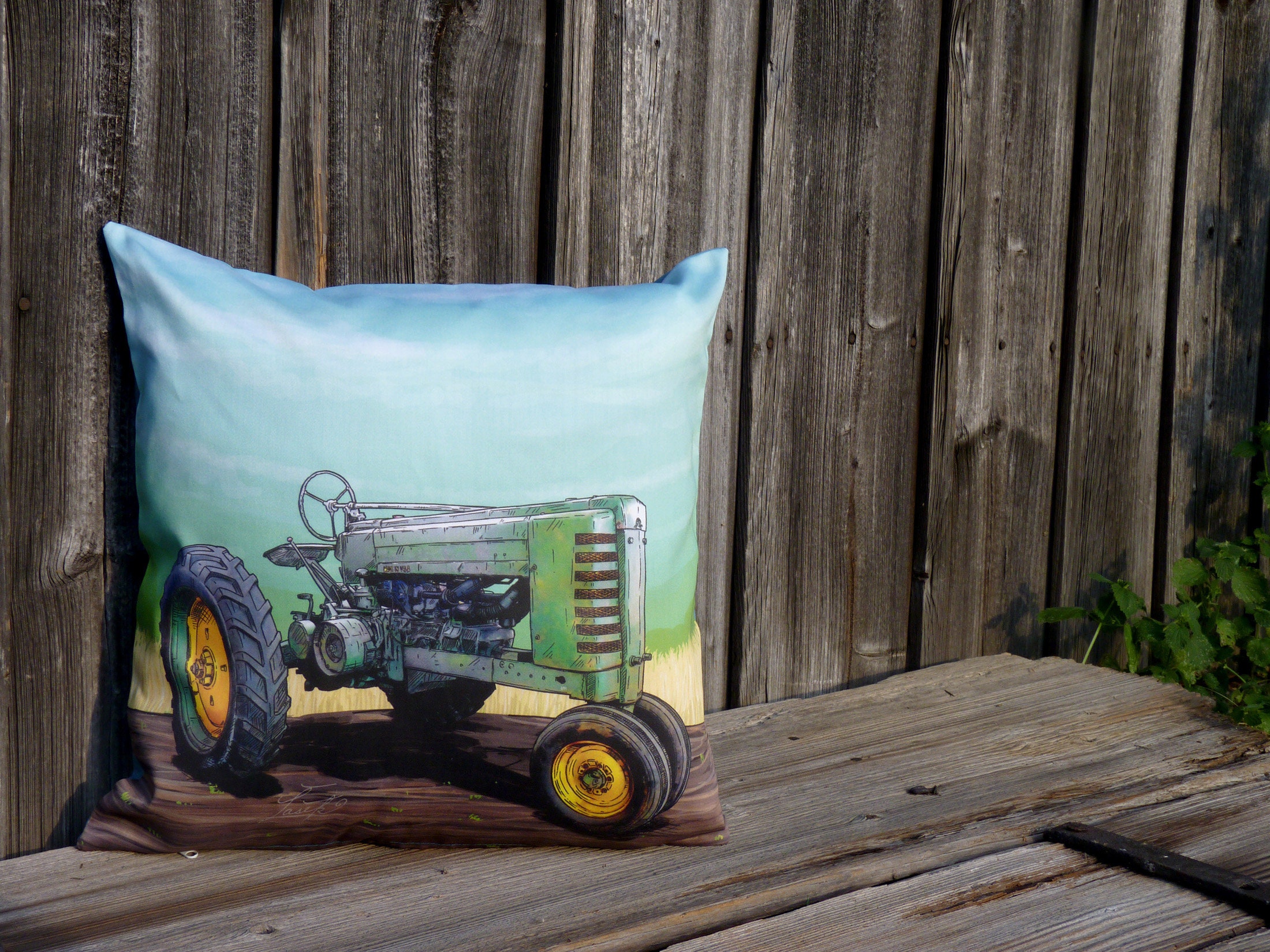 Tractor Pillowcase, JOHN DEERE, Boys Pillowcase, Children Pillowcase