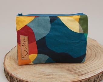 kleine Kosmetiktasche bunt
