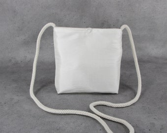 Kommunion Braut Tasche aus ivery Satin