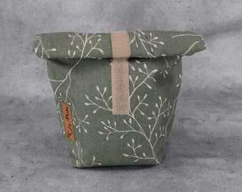 Lunchbag klein mit beigen Zweigen
