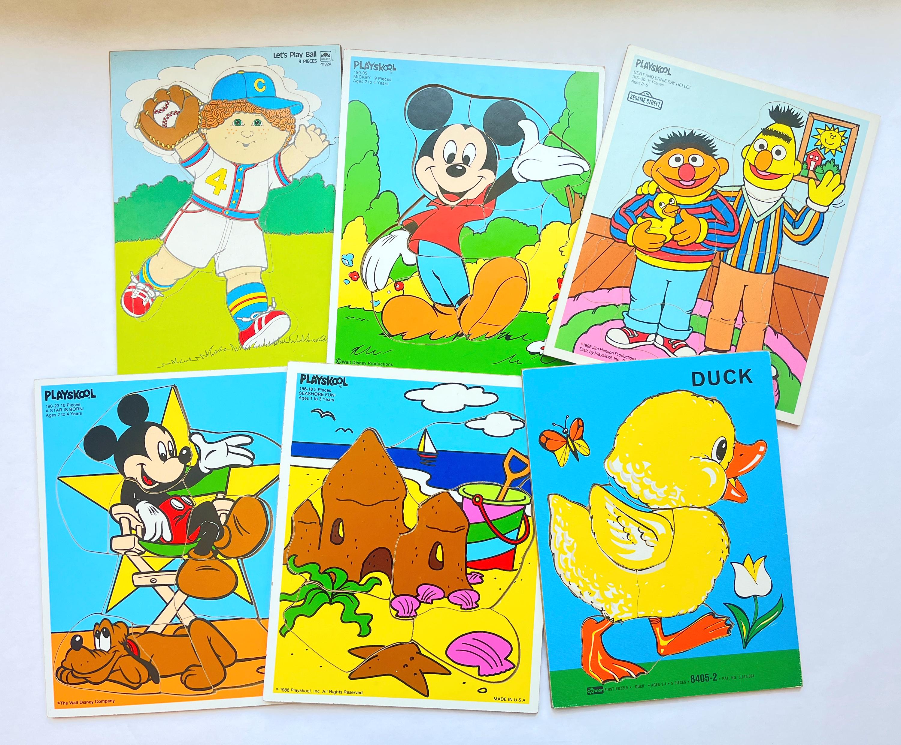 リチャード・スキャリー ヴィンテージ パズル 4枚 PlaySkool 米国製 Playskool Vintage Jigsaw Puzzles for sale | eBay