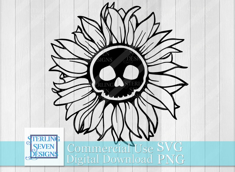 Free Free 127 Sunflower Sugar Skull Svg SVG PNG EPS DXF File