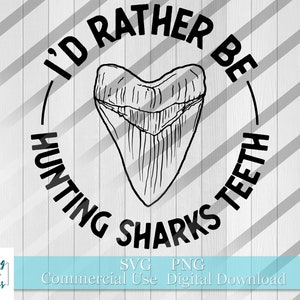 Shark Tooth SVG PNG, Fossil Hunter Shark Teeth Design, Gift for Dad, Gift For Mom, Paleontology, Megalodon Tooth, Shark Teeth