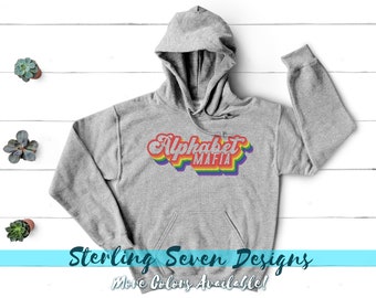 Alphabet Hoodie Etsy
