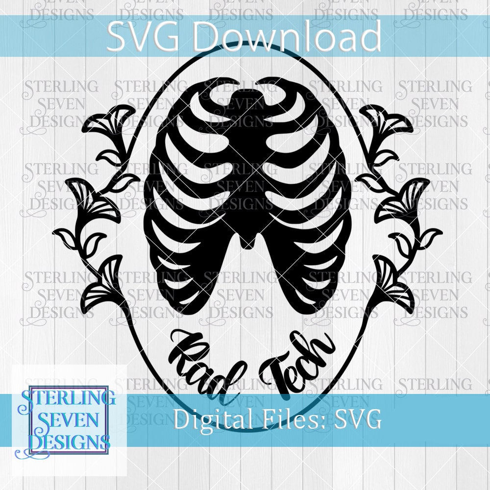 Radiology SVG Digital Download Radiology Cut File Rad Tech Etsy UK