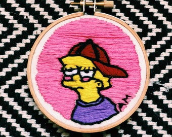 Lisa Simpson Embroidery