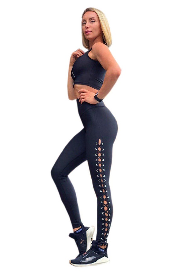 High Waist Leggings Yoga Pants Workout 